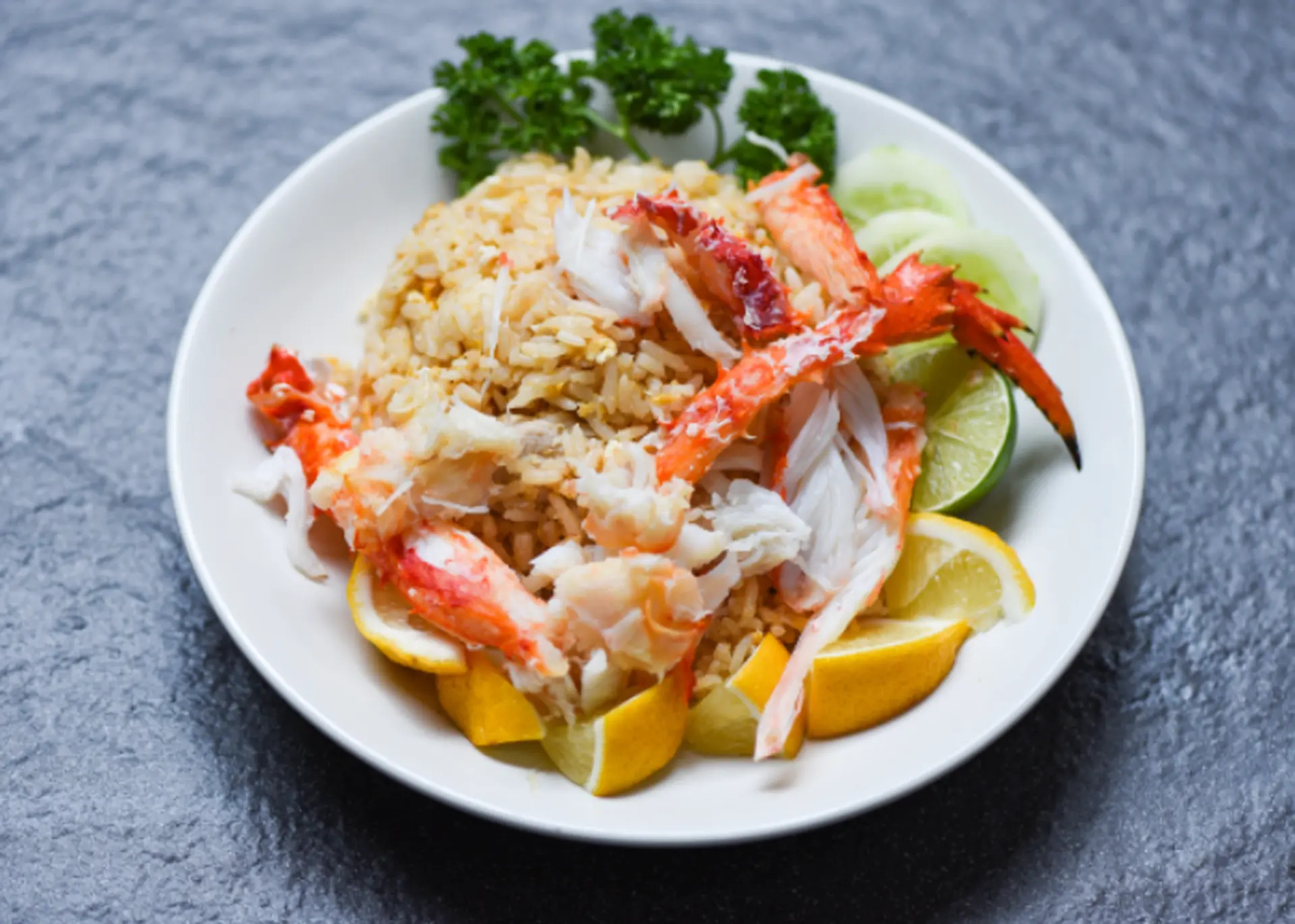 Cơm chiên cua