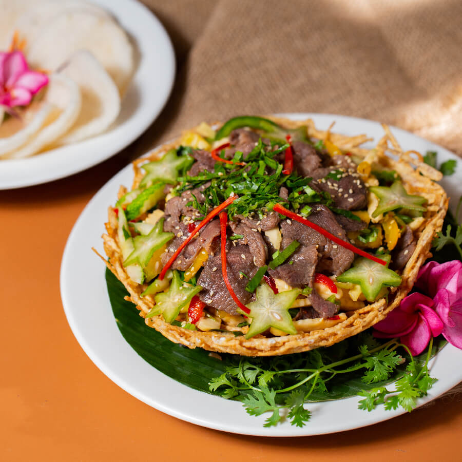 Gỏi bò bóp thấu