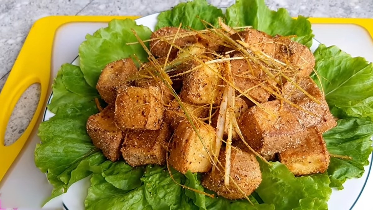 Tàu hủ chiên sả