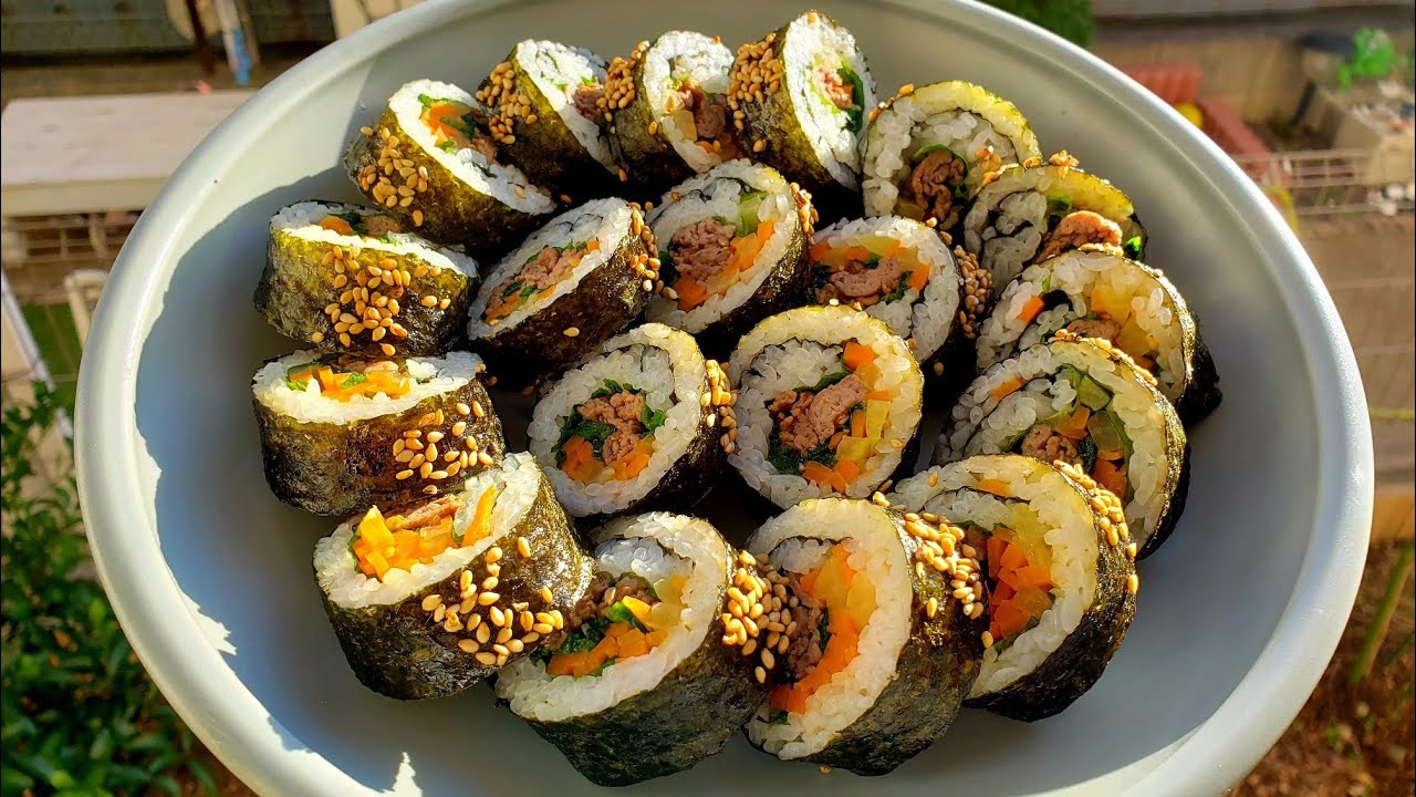 Kimbap thịt nướng
