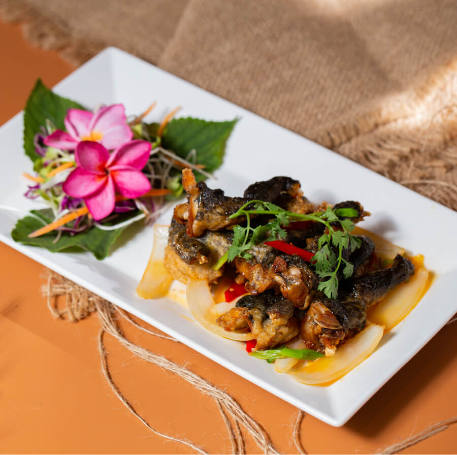 Ếch chiên nước mắm