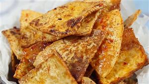 Khoai môn lát chiên nước mắm